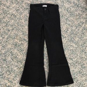 Free People Black Bell Bottoms